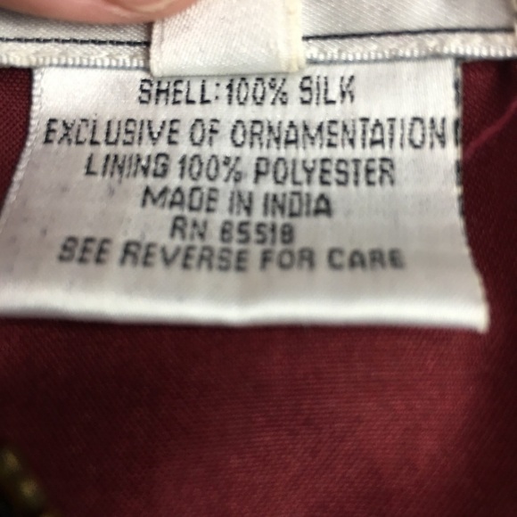 Vintage Stenay Petite Beaded 100% Silk Blouse - Picture 6 of 8